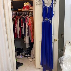 Blue prom dress